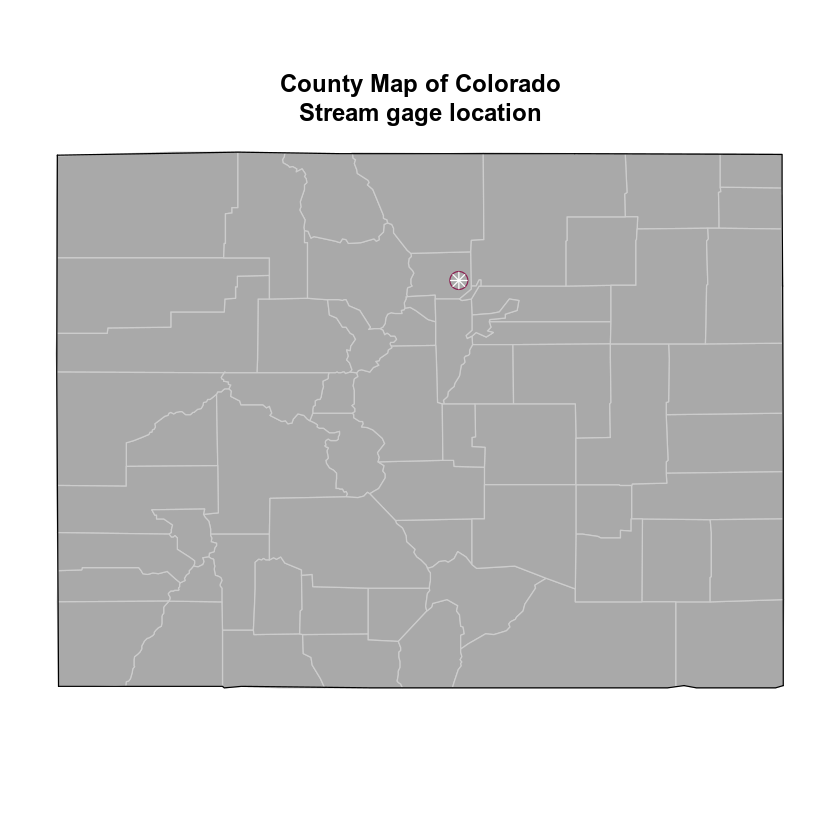 vector map of the CO with colors