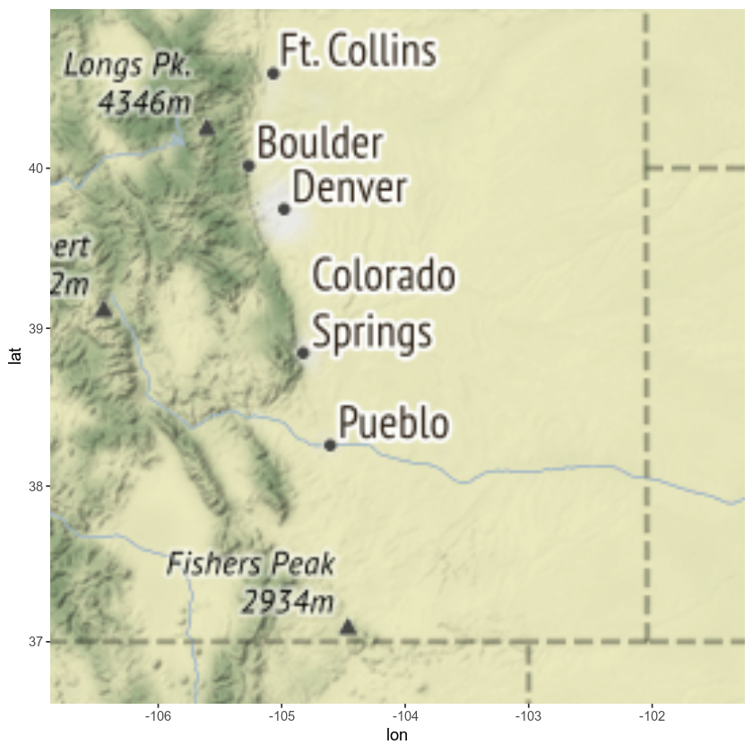 ggmap base plot