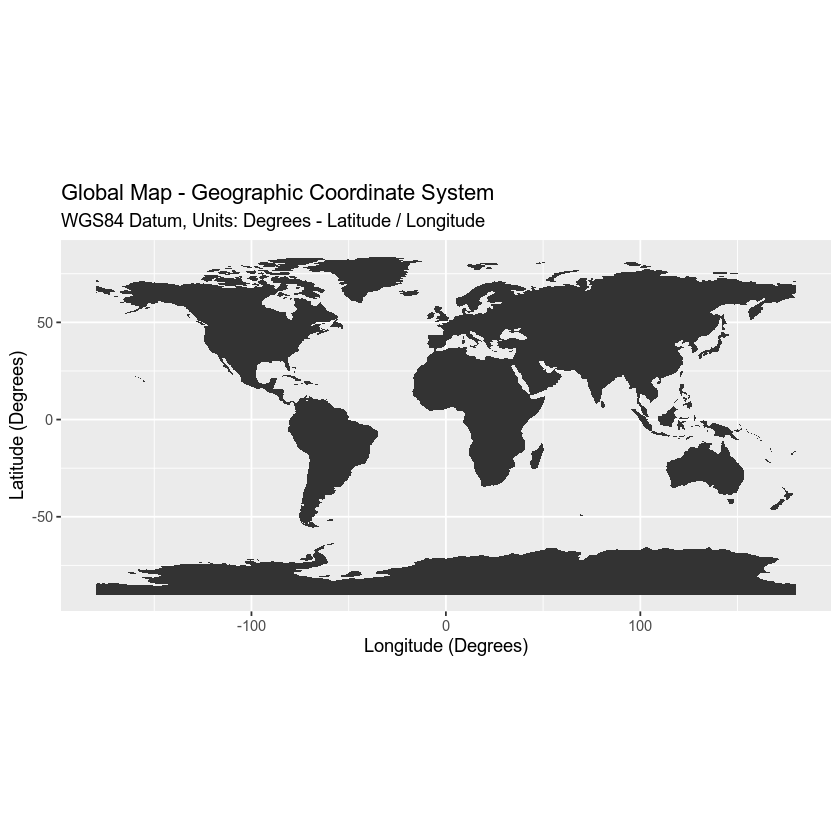 world map plot