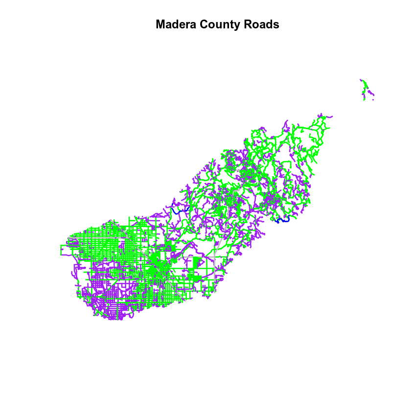 Adjust colors on map by creating a palette.