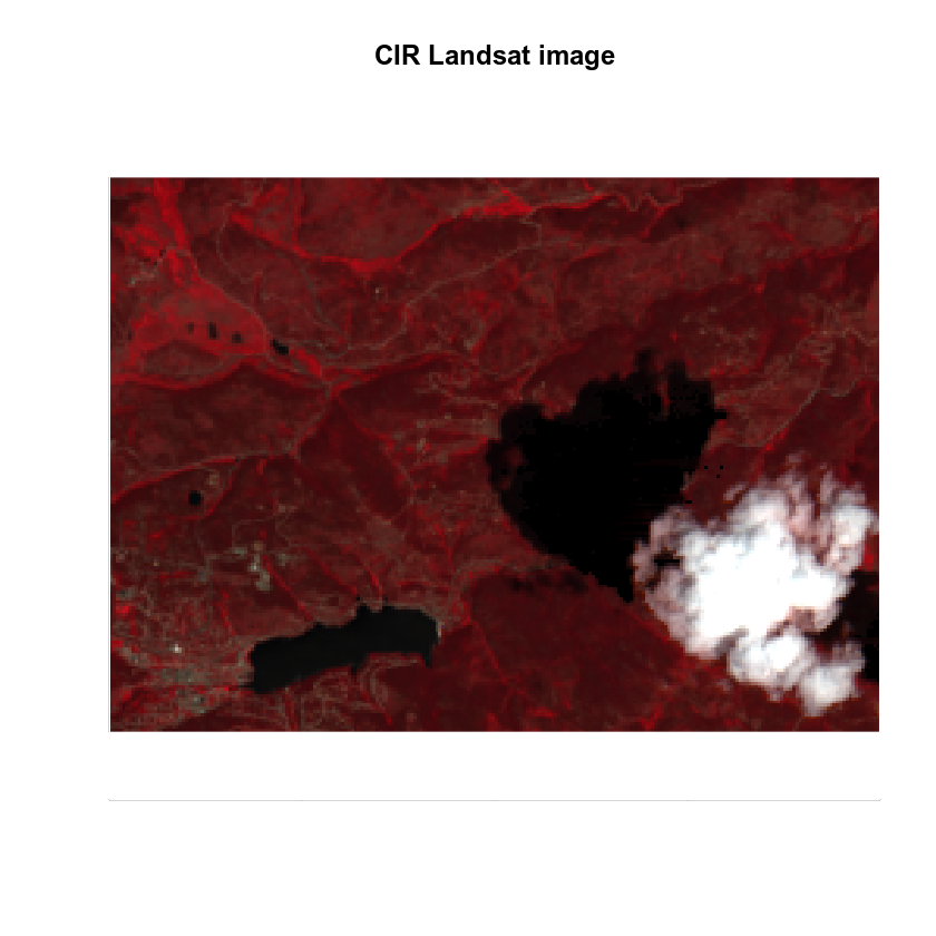 Landsat Post Fire RGB Image.