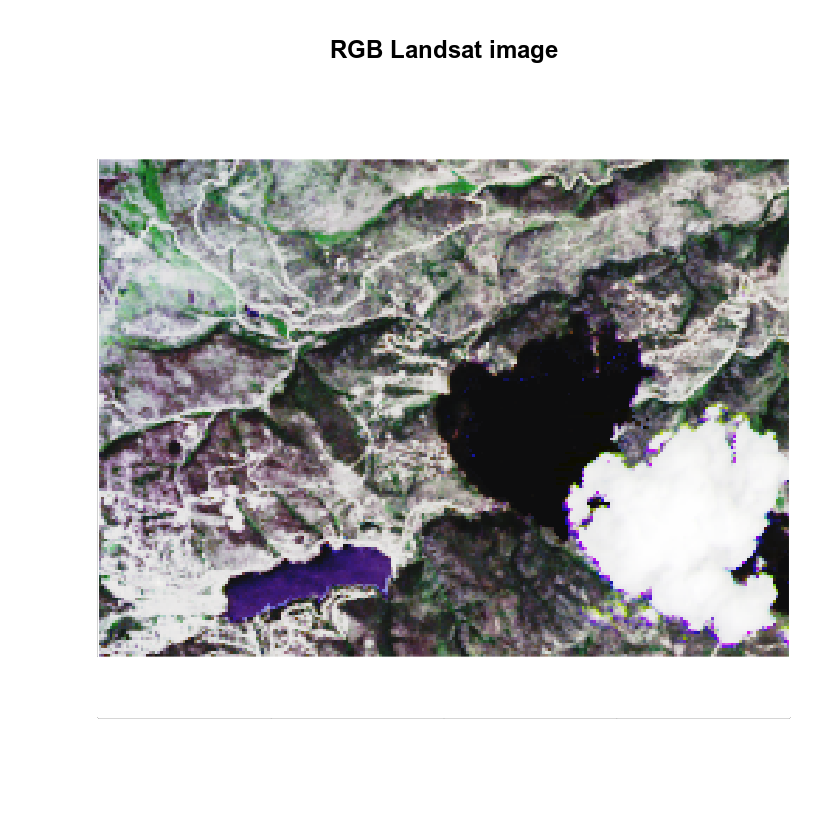 Landsat Pre Fire RGB Image.