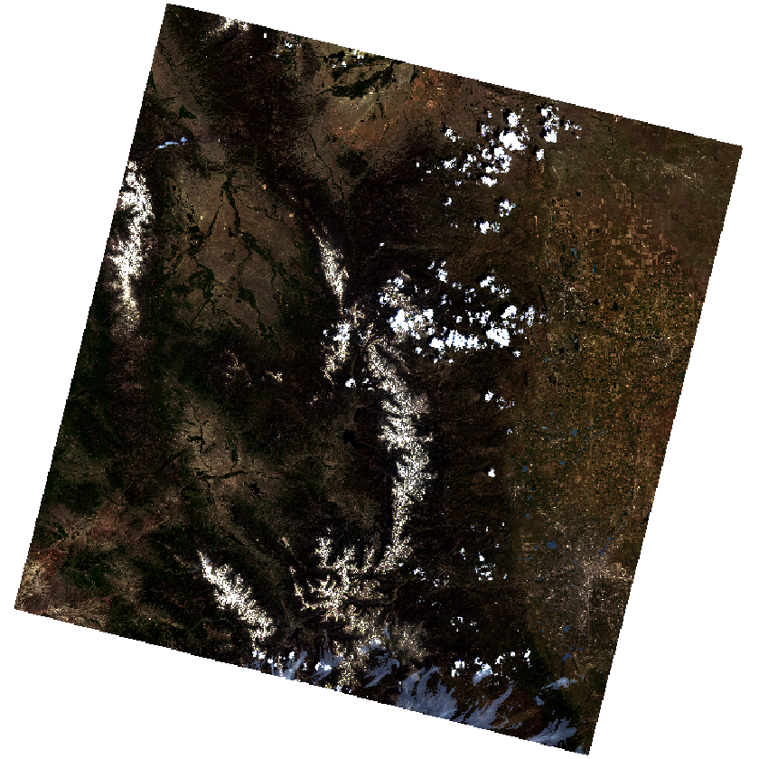 Pre-fire imagery with fewer clouds