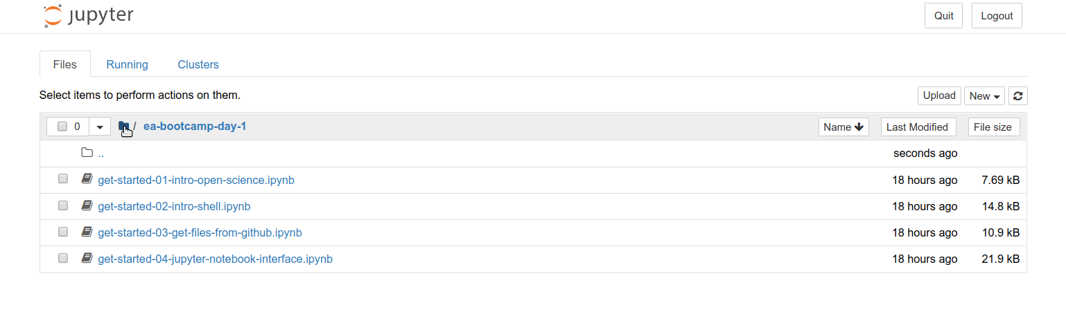You can use the Jupyter Notebook dashboard to return to the parent directory of any subdirectory.
