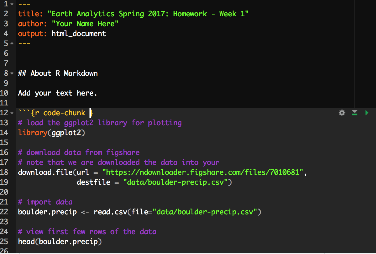 Document Your Science Using R Markdown And R Earth Data Science document-your-science-using-r-markdown-and-r-earth-data-science