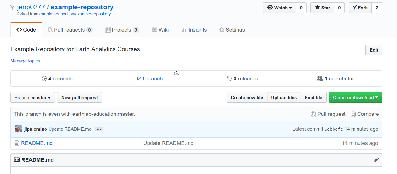 You can make local copies on your computer of repositories on Github.com, using git commands that you run in the Terminal.