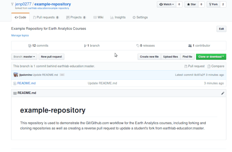 You can update your fork with changes made to the original Github repository by creating a pull request from the original repository to your fork.