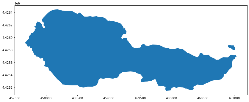 Map of the Cold Springs fire area without imagery underneath.